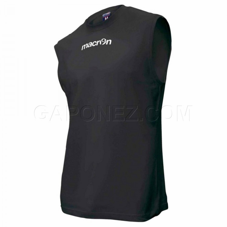 Macron Training Shirt Sleeveless Mp 151 Black Color 903209