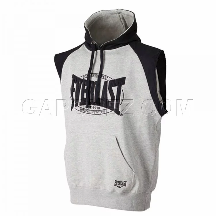 Everlast Top SS Sweatshirt Hoodie Muscle Bronx Classic EVHD3 GR