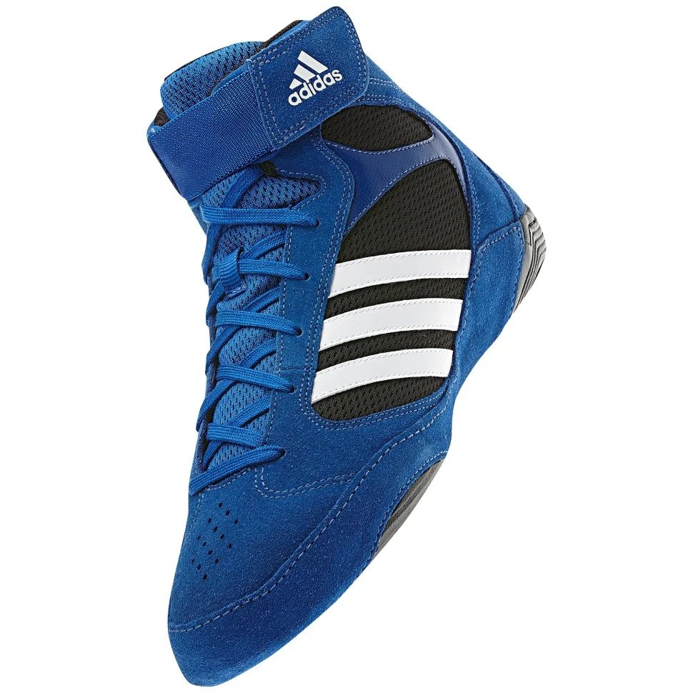 Adidas Pretereo 2.0 Wrestling Shoes Blue Mens 7 G50524 High Top Suede Boxing Gym Adidas Wrestling Shoes Pretereo 2.0 G50524 from Gaponez  main image 2