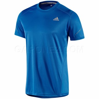 Adidas Футболка Sequencials Climacool Run Short Sleeve Голубой Цвет Z21712