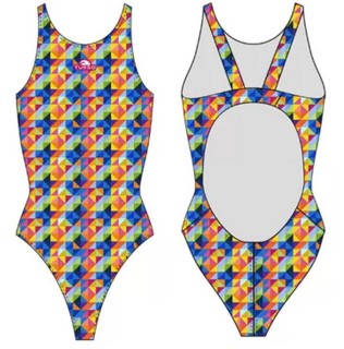 涡轮女式宽肩带泳衣 奥里图 8304831