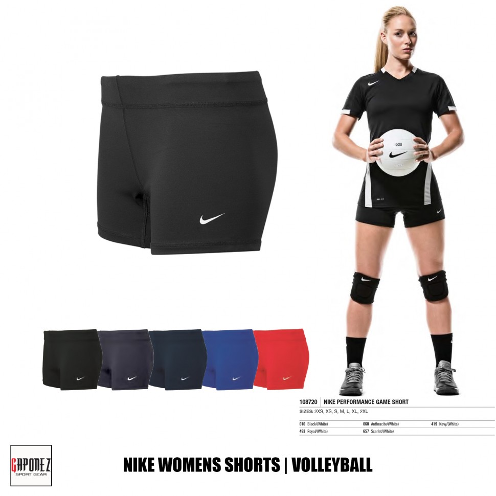 red nike volleyball spandex