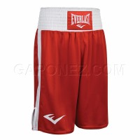 Everlast Pantalones Cortos de Boxeo Tradicional Color Rojo EVEPAT 3652 RD