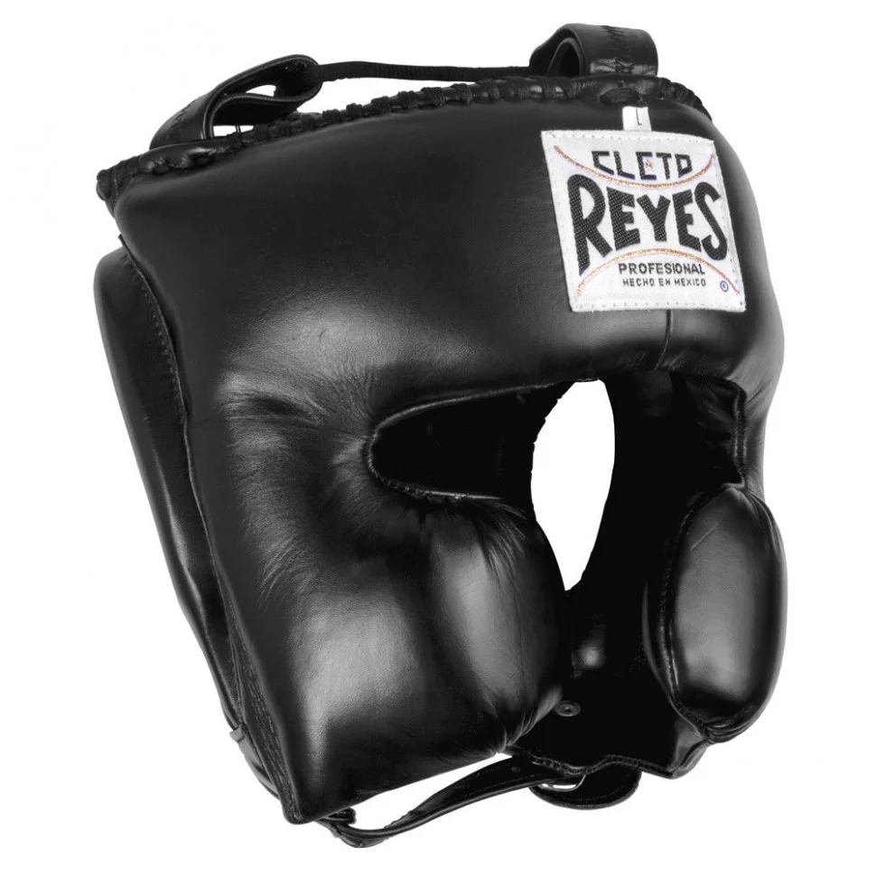Cleto Reyes Professional Boxing  Headguard with Cheek Protection Black