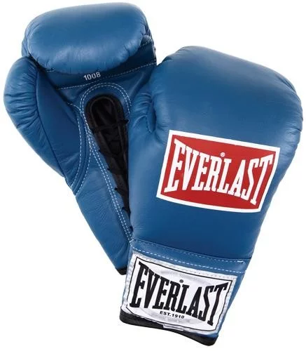 Gants De Boxe EVERLAST 1910 Pro Fight - Cuir - Pour Entraînement Et Performance
