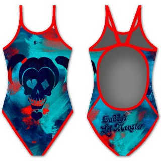 Bbosi 女士细肩带泳衣 哈莉·奎茵 K3Q9H