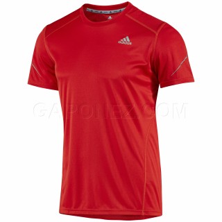 Adidas Футболка Sequencials Climacool Run Short Sleeve Ярко-Карсный Цвет Z21704