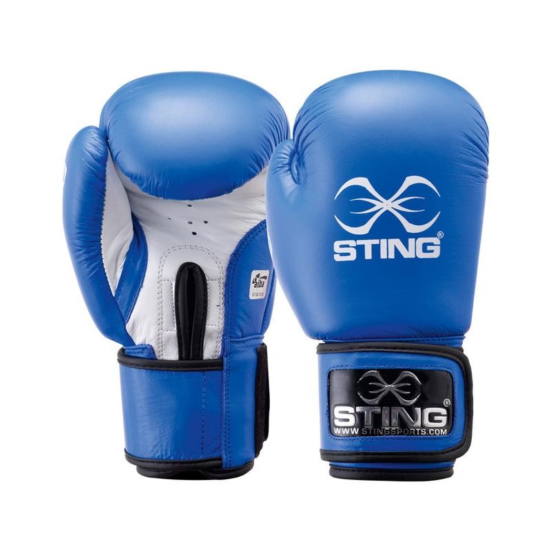 Blue IBA Approved Competition Boxing Gloves – STING USA