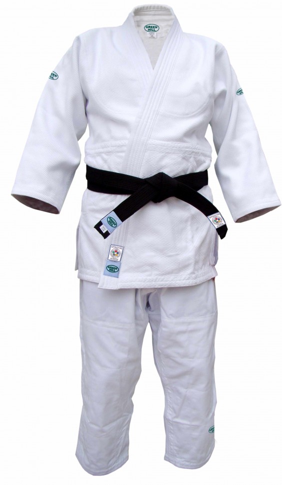 Judogi GREEN HILL Professional Ijf Approved Judo Gi White New Fitted' 