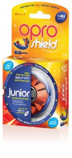 Opro Защита Зубов Однорядная Капа Junior BL/OR