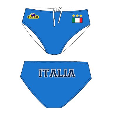 Turbo Water Polo Swimsuit Italia 79127