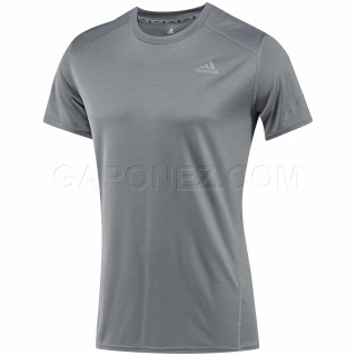 Adidas Футболка Sequencials Climacool Run Short Sleeve Серый Цвет Z21717