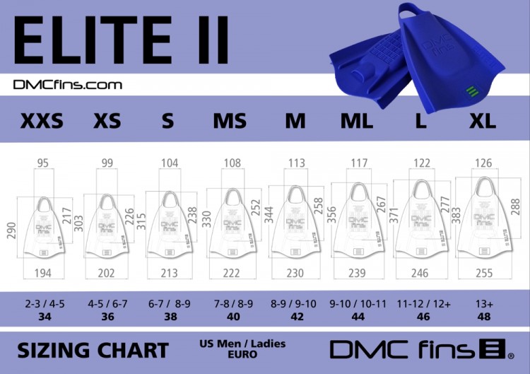 DMC Aletas de Natación Elite 2.0 DMCE