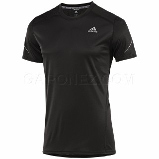 Adidas Футболка Sequencials Climacool Run Short Sleeve Черный Цвет Z21721