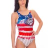 涡轮女式宽肩带泳衣 美国人 8306911