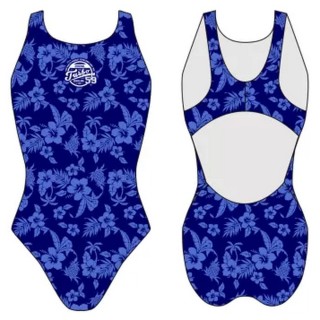 涡轮女式宽肩带泳衣 波浪涡轮芙蓉 83102529