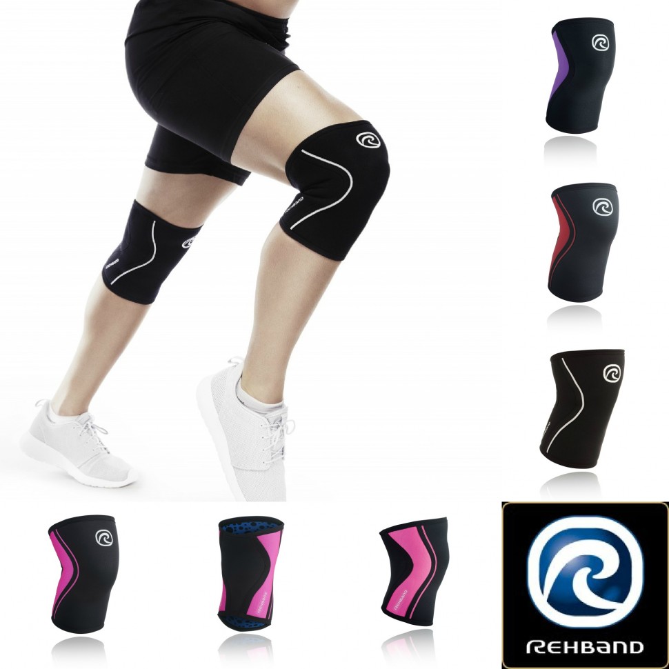 Rehband CrossFit Knee Support Rx Line 105406 Injury Fitness Weightlifting7mm 