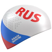 Madwave Gorro de Silicona Para Nadar Carreras RUS M0532 01