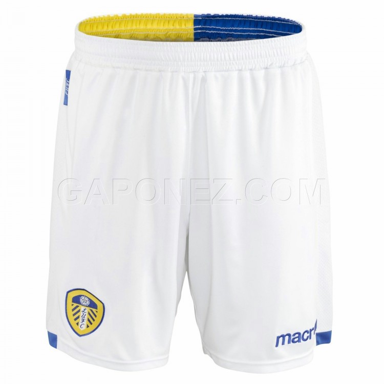 Macron Soccer Shorts Leeds United Home 13/14 58038551