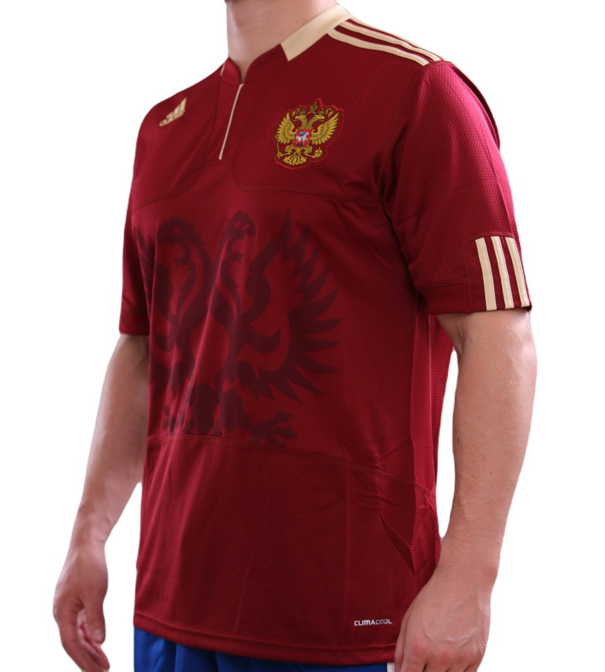 kontrol Rund Helt tør Adidas Soccer Jersey Russia Away E85124 Top with Short Sleeve from Gaponez  Sport Gear
