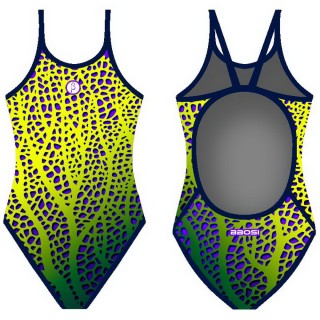 Bbosi 女士细肩带泳衣 礁金 K4Q9H