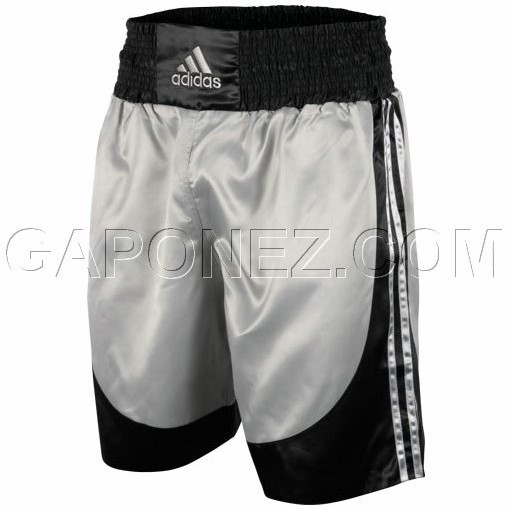 Pantalon de boxeo Adidas Blanco - Negro