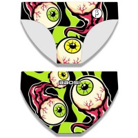 Bbosi 水球泳衣 眼球绿 TshjD