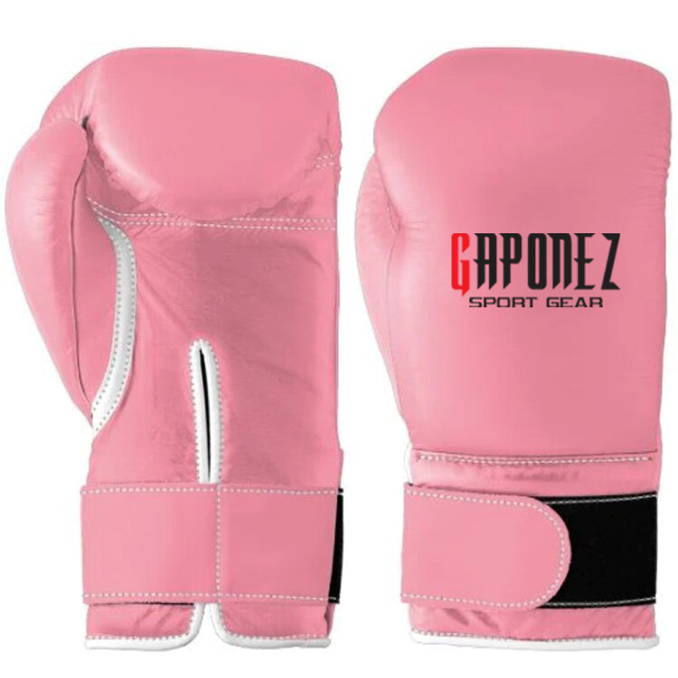 Gaponez Боксерские Перчатки Pink Крюк-и-Петля GBGP