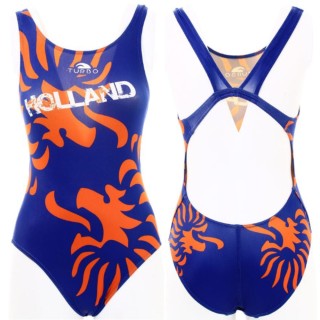 涡轮游泳女式宽肩带泳衣 荷兰 894311