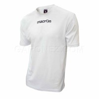 Macron Training Shirt Short Sleeves Mp 151 White Color 902601