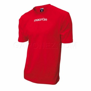 Macron Training Shirt Short Sleeves Mp 151 Red Color 902602