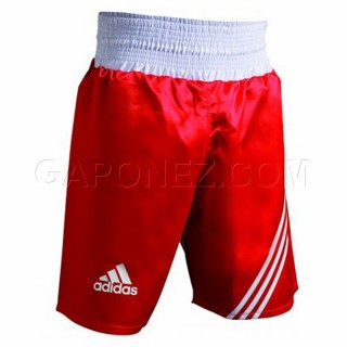 Adidas Pantalones Cortos de Boxeo Multi (02) adiSMB02 RD/WH