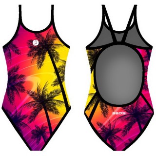 Bbosi 女士细肩带泳衣 迈阿密海滩 K5Q4H