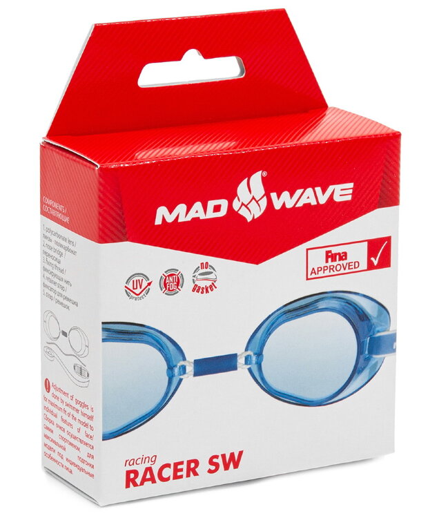 Madwave Gafas de Carreras de Natación Corredor SW M0455 03