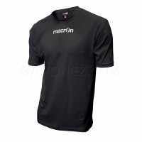 Macron Training Shirt Short Sleeves Mp 151 Black Color 902609