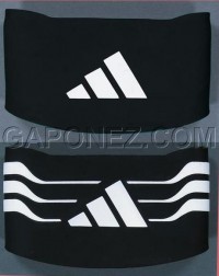 Adidas Футбол Обувь Аксессуары Повязка Sideswipe Reversible Shoe Bands Черный 266785 