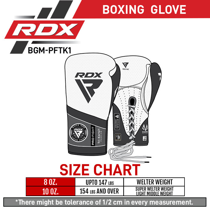 RDX Boxing Gloves Tri Korta 1.0 BGM-PFTK1