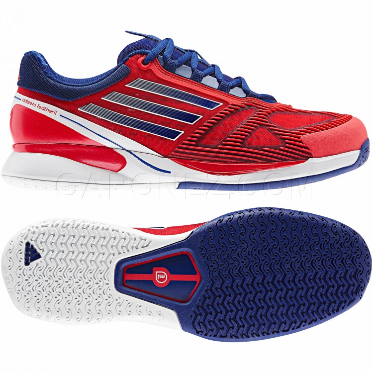 Купить Адидас Мужскую Теннисную Обувь (Кроссовки) Adidas Tennis Shoes Climacool  Adizero Feather 2.0 Red/Hero Ink Color G95353 Footwear (Footgear, Sneakers)  from Gaponez Sport Gear