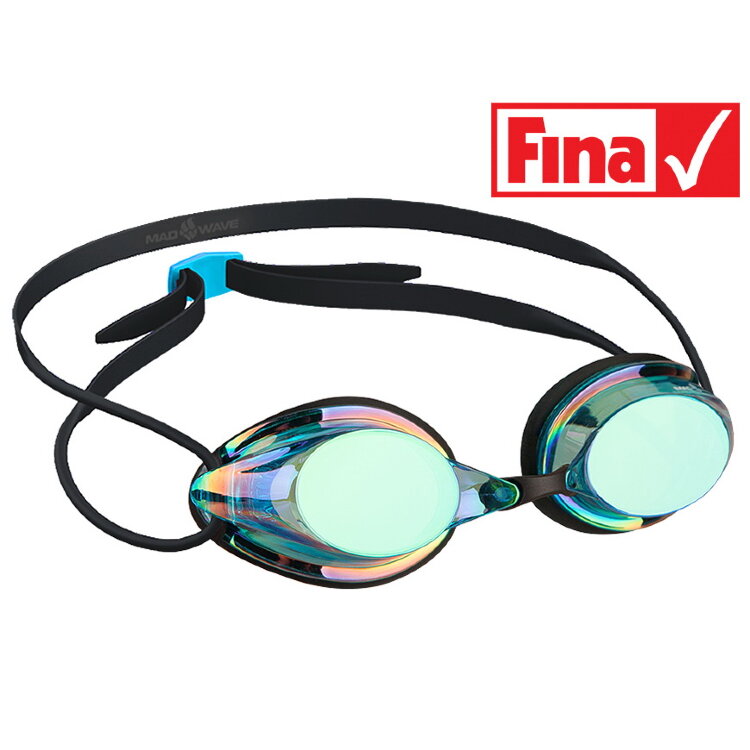 Madwave Swimming Racing Goggles Streamline Rainbow M0457 03