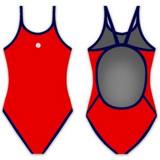 Bbosi 女士细肩带泳衣 舒适红 K5Q7H