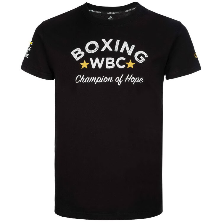 阿迪达斯上衣短袖拳击 T 恤 WBC 希望冠军 adiWBCTB01