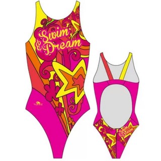 涡轮游泳女式宽肩带泳衣 游梦 899081