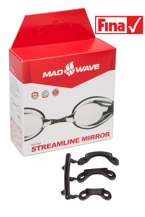 Madwave Gafas de Carreras de Natación Espejo Aerodinámico M0457 02