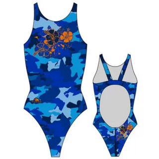 涡轮游泳女式宽肩带泳衣 士兵 896501