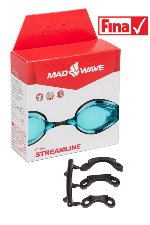 Madwave 游泳竞速泳镜 流线型 M0457 01