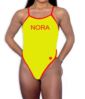 Bbosi 女士细肩带泳衣 基本颜色 你的名字 K5Q9H