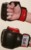 GAPONEZ MMA Перчатки Тренировочные Черный/Красный Цвет GMMA94