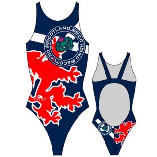 涡轮游泳女式宽肩带泳衣 苏格兰 893661
