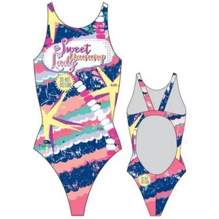 涡轮游泳女式宽肩带泳衣 甜蜜训练 898871