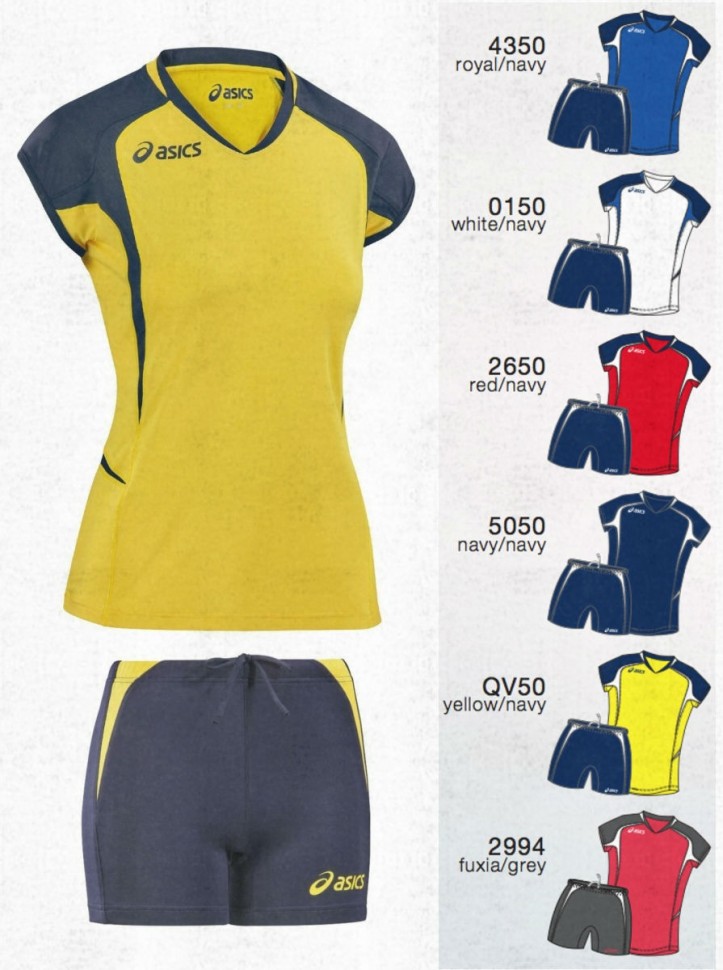 asics volleyball uniforms